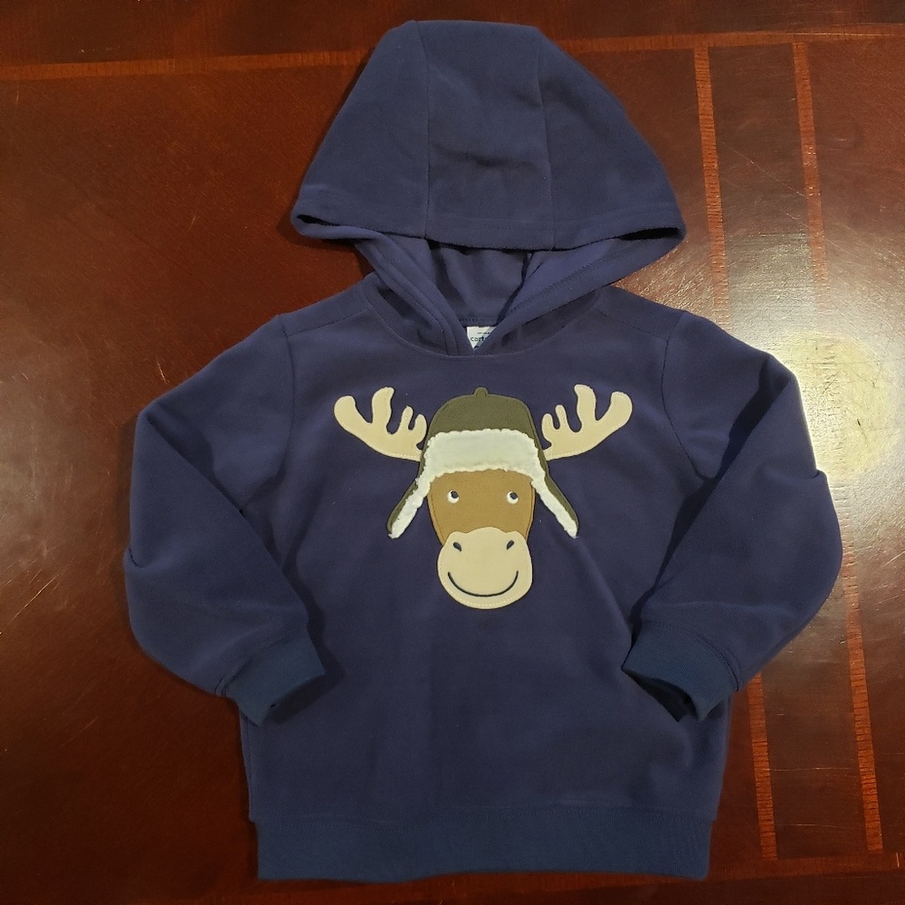 Carter's 24 month moose hoodie